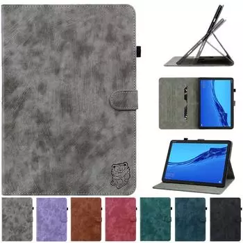 Чехол для планшета, чехол для Huawei MediaPad Media Pad M5 Lite, чехол с милым кавайным принтом тигра, чехол из ТПУ на задней панели планшета для Huawei MediaPad M5 Lite 10, чехол M5 Lite 10(10.1inch) чёрный