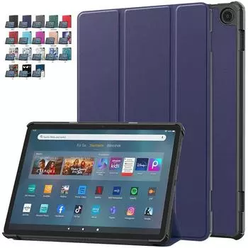 Чехол для планшета Чехол для планшета Fire Max 11 Чехол складной из искусственной кожи Жесткий пластиковый магнитный чехол-подставка для Fire Max 11 дюймов 2023 Чехол for Fire Max 11 миндальный