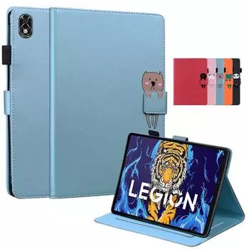 Чехол для планшета Чехол для планшета Legion Y700, чехол с милым котом и пандой, мягкий магнитный корпус из ТПУ для Lenovo Legion Y700 2023 2022, чехол 8,8 дюйма for Legion Y700 чёрный
