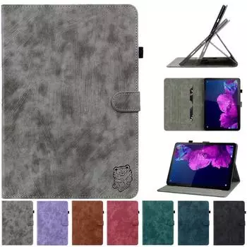 Чехол для планшета Чехол для планшета Lenovo Tab P11 Plus 2021 TB J616F J606F TB-J607F Мягкий силиконовый чехол с милым кавайным тигровым принтом для P11 Plus Чехол P11 Plus Tb-j616 чёрный