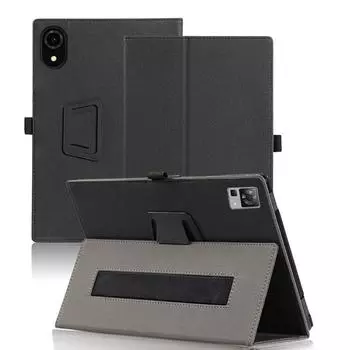 Чехол для планшета Doogee U10 Pro T30 Ultra, кожаный флип-чехол с подставкой для Doogee U10 T30 Pro T20 Ultra T10 Plus, чехол с невидимым кронштейном, чехол для планшета For Doogee T10S чёрный