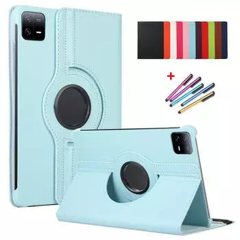 Чехол для планшета Etui для Xiaomi Pad 6 Pro, чехол с вращающейся подставкой на 360 градусов, чехол для планшета Xiaomi Mi Pad 6, чехол для Mi Pad 6 Pro 2023, чехол for Xiaomi Pad 6 бежевый
