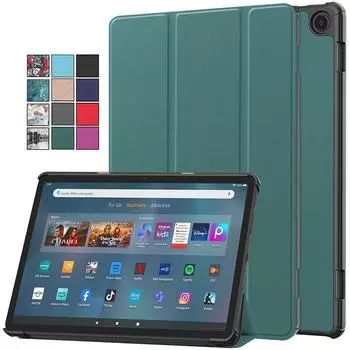 Чехол для планшета Fire Max 11 2023, чехол с милым котом и цветочной росписью, откидная подставка, жесткий чехол из ПК, умная обложка для книги для планшета Fire Max 11 for Fire Max 11 чёрный