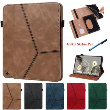 Чехол для планшета Google Pixel Tablet 2023 11 дюймов из искусственной кожи Business Folio Защитный чехол для Google Pixel Tablet Case 2023 Чехол Google Pixel Tablet чёрный