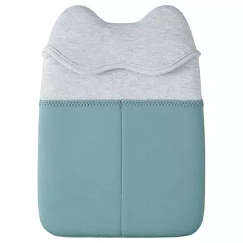 Чехол для планшета HAKUBA PC Sleeve Mogu Nyan, чехол для планшета с зеленым рисунком кошки, чехол для планшета 11 дюймов, чехол для планшета AMZTSMGGR 4977187360240 iPad Chromebook