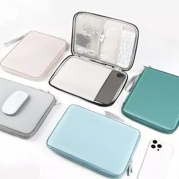 Чехол для планшета iPad 10,8 дюйма с защитой от кражи класса люкс — портативный защитный вкладыш и сумка для хранения 7.9-10.8 inch темно-зеленого