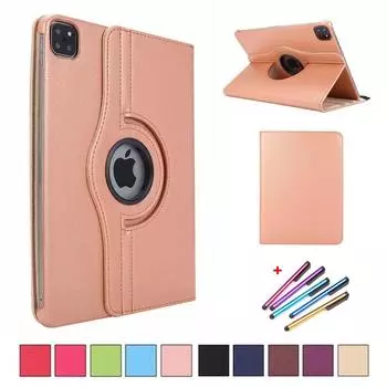 Чехол для планшета iPad Pro 12,9, вращающийся на 360 градусов кожаный защитный чехол с подставкой для iPad Pro 12,9 2021 2020 2018 2017 2015, чехол iPad Pro 12.9 2015 белый