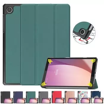Чехол для планшета Lenovo Tab M8 4-го поколения, 8 дюймов TB-300FU, складная кожаная подставка с магнитной откидной крышкой для Lenovo Tab M8, детский чехол для планшета