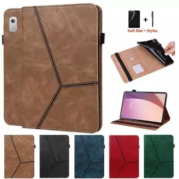 Чехол для планшета Lenovo Tab M8 4th Gen 4 Gen4, чехол 8 дюймов TB300-FU из искусственной кожи, деловой чехол, мягкий силиконовый чехол для Lenovo M8, чехол для планшета M8 Gen 4 Tb-300fu чёрный