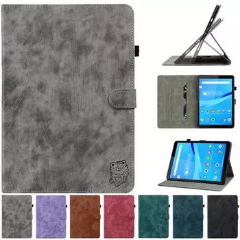 Чехол для планшета Lenovo Tab M8 Tb 8505x 8506f, чехол для планшета, милый кавайный чехол с тигровым принтом из искусственной кожи, мягкий силиконовый чехол для Lenovo Tab M8, чехол Tab M8 Fhd чёрный