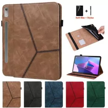 Чехол для планшета Lenovo Tab P11 Pro Gen 2 Gen2 2022 TB132FU, чехол из искусственной кожи, деловой чехол-книжка для Lenovo Xiaoxin Pad P11 Pro 2022, чехол Xiaoxin Pad Pro 2022 чёрный