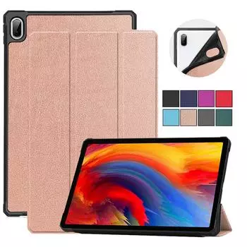 Чехол для планшета Lenovo Tab P11/Xiaoxin Pad 11, чехол Tb J606f J607f, складная подставка, мягкий чехол из ТПУ для планшета Xiaoxin Pad Plus 2021, детский чехол Pad Plus Tb-j607f чёрный