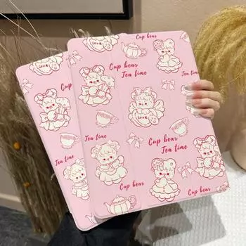 Чехол для планшета на воздушной подушке с милым мультяшным узором для iPad 9 поколения для iPad Mini 4/5/6 Air 1/2/3 для iPad Pro 11 2018 для iPad gen9/gen8/gen7/10.2 ipad2022gen10(10.9