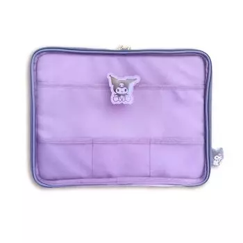 Чехол для планшета/ПК Allone 13 дюймов Sanrio Characters Kuromi 24,5 x 2,2 x 33,3 см с карманом для хранения вещей Purple Cute ALG-PCTP13KU