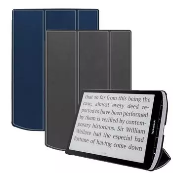 Чехол для планшета PocketBook InkPad X 10,3, кожаный чехол с откидной подставкой для книг PocketBook InkPad X PB1040, чехол для электронной книги, полный защитный чехол для iPad, чехол для планшета For PocketBook InkPad X чёрный