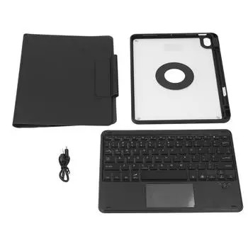 Чехол для планшета с клавиатурой, беспроводная Bluetooth магнитная съемная цветная клавиатура с подсветкой для IOS T