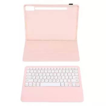 Чехол для планшета с перезаряжаемой магнитной клавиатурой TB 370FU Ultra Light Shell с держателем для пера розовый