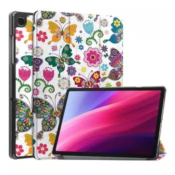 Чехол для планшета с тройной подставкой, автоматический режим пробуждения/сна, складной чехол-книжка-подставка для Samsung Galaxy Tab A9 Plus 11 в 2023 году Black