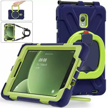 Чехол для планшета Samsung Galaxy Tab Active5 Мягкий силиконовый чехол для ПК для Samsung Tab Active 5 SM-X306B Капа Ремешок через плечо Чехол для планшета iPad Чехол For Tab Active 5