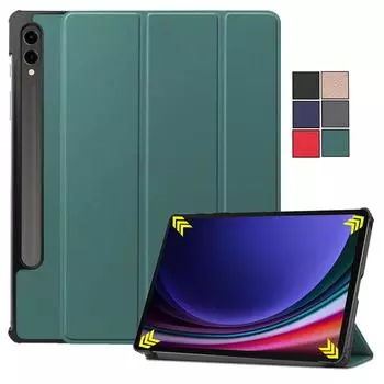 Чехол для планшета Samsung Galaxy Tab S9 S8 S7 Plus S7 FE 12, 4 дюйма, чехол с милым единорогом и котом, раскрашенная откидная подставка для Tab S9 Plus, S9Plus, чехол Galaxy Tab S7 Fe чёрный