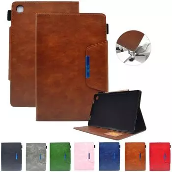 Чехол для планшета Samsung Tab A8 SM X200 X205 10 5 дюймов, чехол SMX200, кожаный чехол для планшета Business Folio с магнитной оболочкой для Galaxy Tab A8, чехол Tab A8 10.5 2021 чёрный