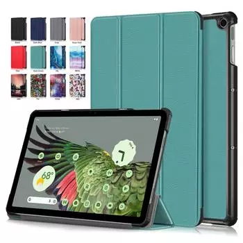 Чехол для планшета Smart Cover для Google Pixel Чехол для планшета Flip Protective Magnetic Back Shell для Google Pixel Tablet 2023 11 дюймов Cover Capa Google Pixel Tablet чёрный