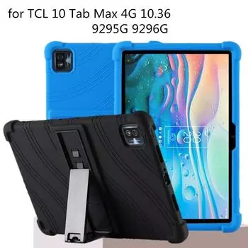 Чехол для планшета TCL 10 TAB MAX 10,36, мягкий силиконовый защитный чехол-подставка для TCL Tab Max 4G 9295G 9296G 9295 10,4 дюйма TCL 10 Tab Max 4G красный