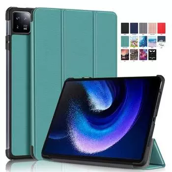 Чехол для планшета Xiaomi Pad 6 Pro, 11-дюймовый чехол с милым единорогом и котом, задняя панель из ПК для Xiaomi Mi Pad 6 Pro 2023, чехол для Xiaomi Pad 6 Pro, ручка для планшета for Mi Pad 6 Pro чёрный