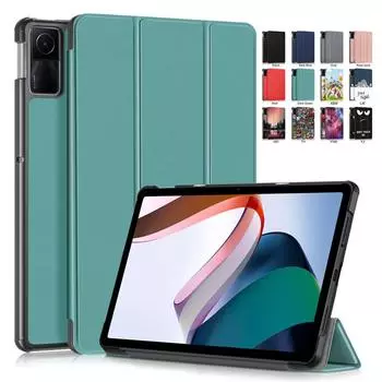 Чехол для планшета Xiaomi Redmi Pad SE, чехол для планшета, детский магнитный умный чехол с тремя складками, чехол для планшета Xiaomi Redmi Pad SE 11 , 2023 Redmi Pad Se 11 Inch миндальный