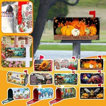 Чехол для почтового ящика, водонепроницаемый защитный чехол, декоративная магнитная пряжка One Size