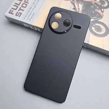 Чехол для POCO F7 Ultra Sandstone Frosted Hard PC Phone Cover для POCO F7 Pro F7ultra POCOF7Pro Матовый противоударный бампер Shell for POCO F7 Ultra чёрный