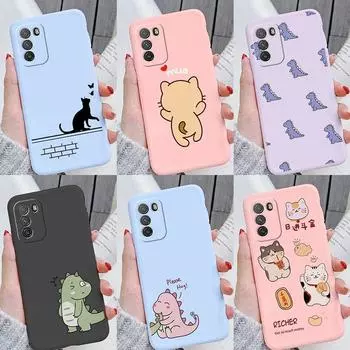 Чехол для Poco M3 Pro Poco M3 M 3, чехол с милым котом, мультяшным животным, пара, мягкая силиконовая защита для телефона, чехол для бампера Poco M3 Pro, противоударные защитные сумки на заднюю панель POCO M3