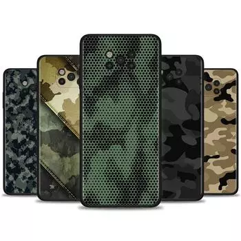 Чехол для Poco X3 NFC M3 Pro M3 F3 F1, чехол для Mi Note 10 Pro, чехол для Xiaomi CC9 Pro A3 A2, камуфляжный узор, камуфляжный военный армейский чехол Mi CC9