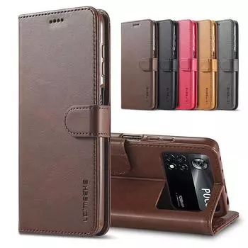 Чехол для POCO X4 Pro 5G, кожаный винтажный чехол для телефона на Poco X4 Pro 5G, чехол-кошелек с откидной крышкой для чехла Xiaomi Poco X4 Pro 5G POCO X4 Pro 5G чёрный