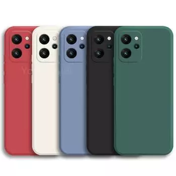 Чехол для Poco X5 Pro Чехол для Xiaomi Poco X5 Pro Чехол Funda Shell Оригинальный жидкий силиконовый мягкий чехол для телефона TPU Poco X5 X4 M4 Pro For Poco X5 чёрный