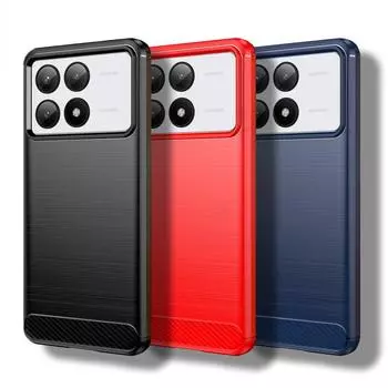 Чехол для POCO X6 Pro для POCO X6 Pro 5G, чехол 6,67 дюйма, противоударный мягкий силиконовый защитный бампер для Xiaomi POCO X6 Pro Fundas For POCO X6 Pro 5G синий