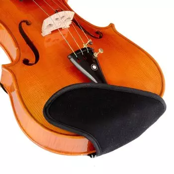 Чехол для подбородника скрипки SELECOCO, совместимый с размерами и для защиты кожи и инструмента 4/4 3/4 (черный)