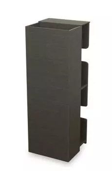 Чехол для подставки для швабры Bosk Flooring, черный, BK Floor Mop, держатель для швабры для швабры, салфетки для сухой и влажной уборки пола, текстура древесины, сделано в Японии, TATSU-CRAFT чёрный