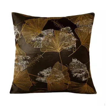 Чехол для подушки, 17,72 дюйма x 17,72 дюйма, наволочка для дивана, спальни, фермерского дома чёрный