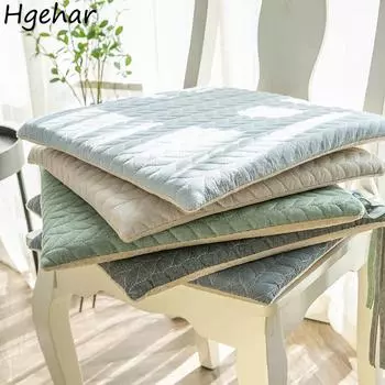 Чехол для подушки Basic, 5 цветов, шикарный простой бандаж, моющийся, квадратный, в японском стиле, для дома, для отдыха, популярный, для автомобиля, классический 400mm*400mm зелёный