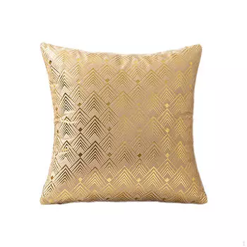 Чехол для подушки из фланели 45 X см, дышащий, удобный, бархатный, для гостиной жёлтый