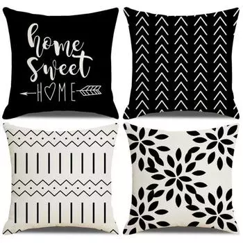 Чехол для подушки, изысканный съемный, 26 стилей, прочный, с геометрическим узором, для домашнего декора 1