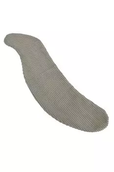 Чехол для подушки Kinku Body с хлопком 115x20 S-образный бисквит (Микрофибра, Серая)