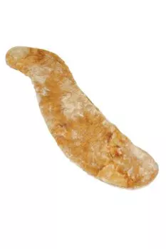 Чехол для подушки Kinku Body с хлопком 115x20 S-образной формы, персидский желтый (Искусственный мех, оранжевый)