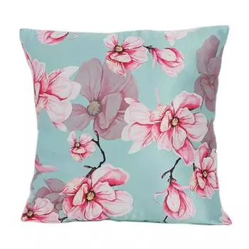 Чехол для подушки KOKO MAISON INC Fleurs de reve Polystain | Застежка-клапан | Цифровая печать разноцветный