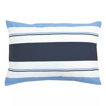 Чехол для подушки Merry Night Темно-синий 43 x 63 см Застежка-молния Легко вставить подушку Можно стирать Быстросохнущий Не мнется «Двойной край» Прибл.. ФФ16112-72