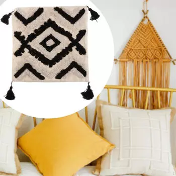 Чехол для подушки, моющийся тафтинговый диван и кресло 30cmx50cm_Style A