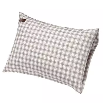 Чехол для подушки nishikawa Cotton Soccer, совместим с подушками размером 63x43 см, большой размер, можно стирать, хлопок, органический хлопок, Itelier, сделано в Японии, бежевый бежевый