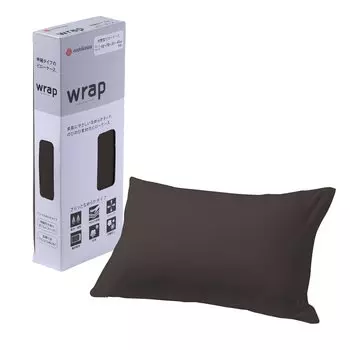 Чехол для подушки nishikawa Wrap Nobynobi Совместим с подушками x Можно стирать Мягкий на ощупь, нежный для голой кожи Эластичный материал позволяет легко надевать