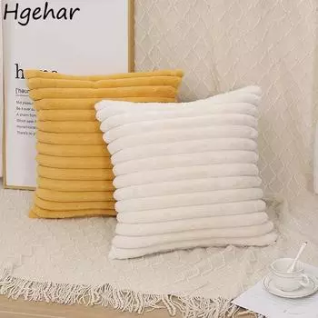 Чехол для подушки Nordic Plain Square для диванных подушек, мягкие, удобные, съемные чехлы для подушек, наволочка для декора гостиной и дома 400mm*400mm